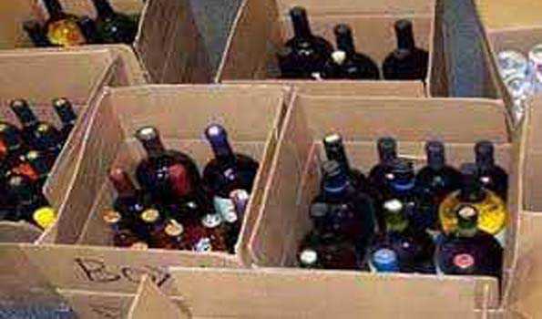 वैशाली में 205 कार्टन विदेशी शराब बरामद