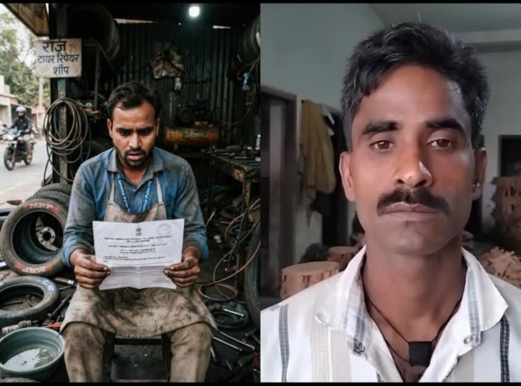 पंचर बनाने वाले युवक के नाम पर 100 करोड़ रुपये के टर्नओवर वाली फर्जी कंपनी
