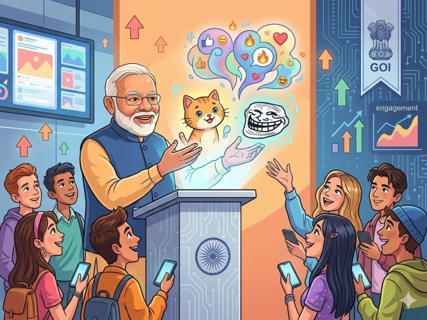 मोदी सरकार ने शुरू किया 'जेन Z' को लुभाने के लिए मीम्स और कार्टून किरदारों का इस्तेमाल